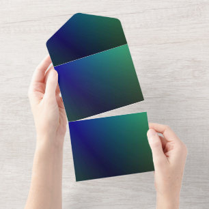 Tarjeta de Anuncios de Invitaciones de Color Sólid