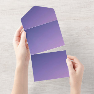 Tarjeta de Anuncios de Invitaciones de Color Sólid