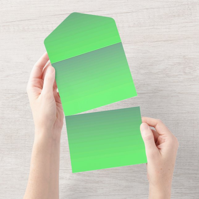 Tarjeta de Anuncios de Invitaciones de Color Sólid (desgarro)