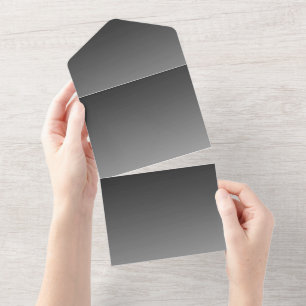 Tarjeta de Anuncios de Invitaciones de Color Sólid
