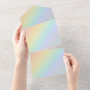Tarjeta de Anuncios de Invitaciones de Color Sólid