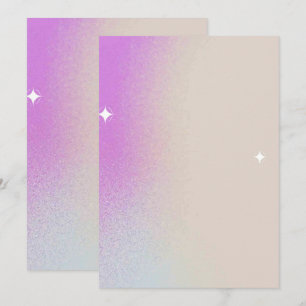 Tarjeta de Anuncios de Invitaciones Planas de Colo