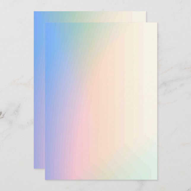 Tarjeta de Anuncios de Invitaciones Planas de Colo (Anverso / Reverso)