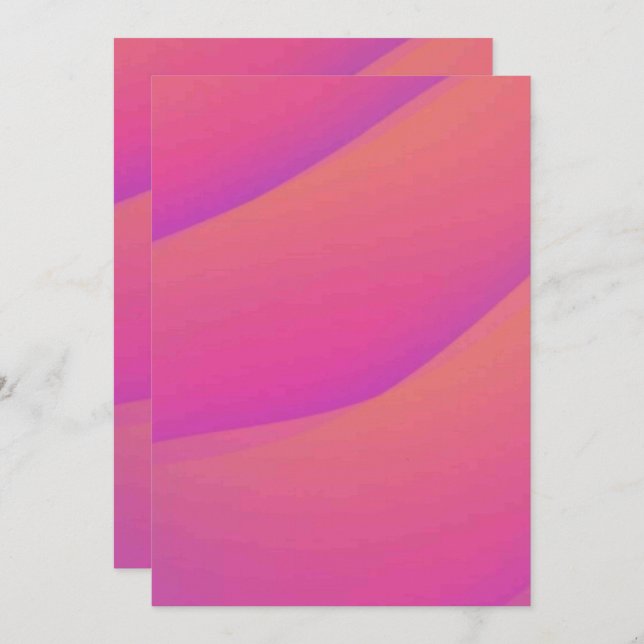 Tarjeta de Anuncios de Invitaciones Planas de Colo (Anverso / Reverso)