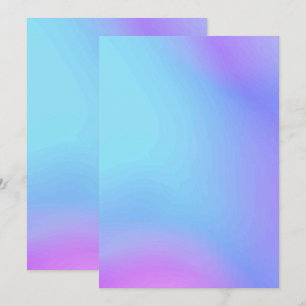 Tarjeta de Anuncios de Invitaciones Planas de Colo