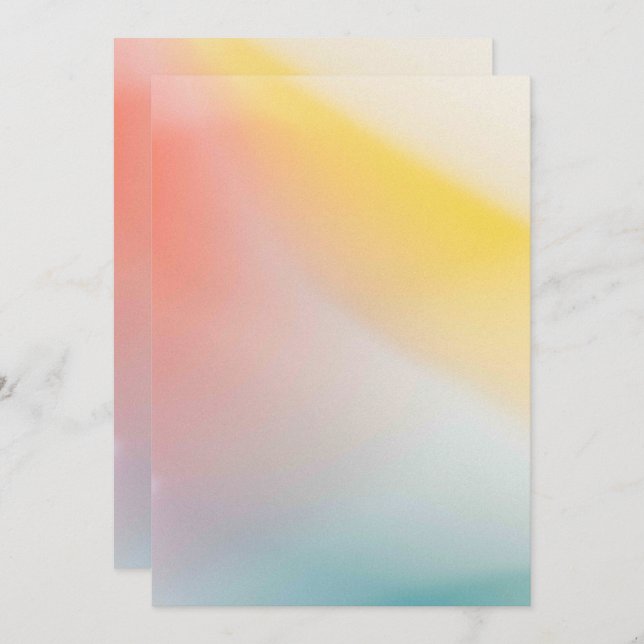 Tarjeta de Anuncios de Invitaciones Planas de Colo (Anverso / Reverso)