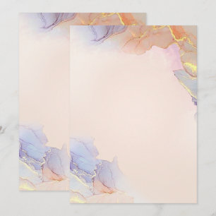 Tarjeta de Anuncios de Invitaciones Planas de Colo