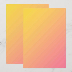 Tarjeta de Anuncios de Invitaciones Planas de Colo