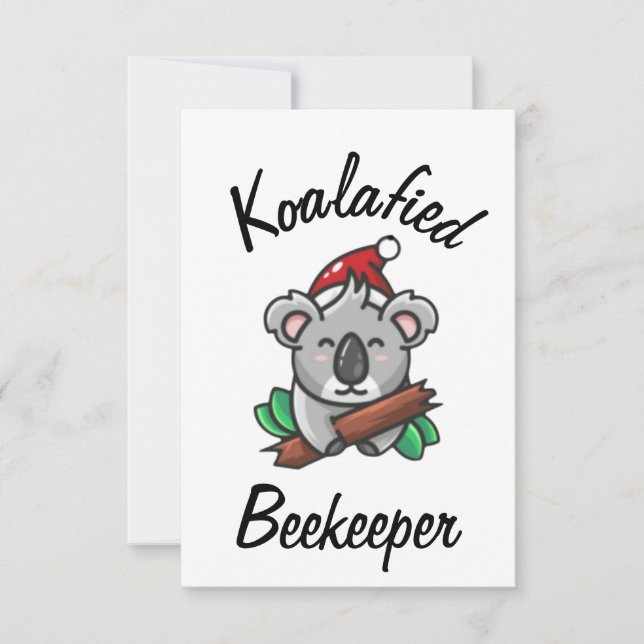Tarjeta de apicultor Koalafied (Anverso)