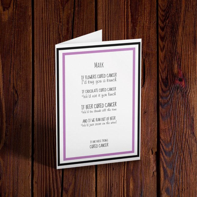 Tarjeta de apoyo contra el cáncer (Subido por el creador)