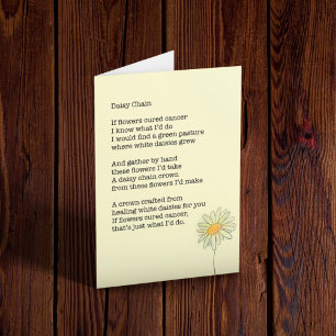 Tarjeta de apoyo contra el cáncer “Daisy Chain”