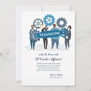 Tarjeta de Apreciación de Empleados de Teamwork