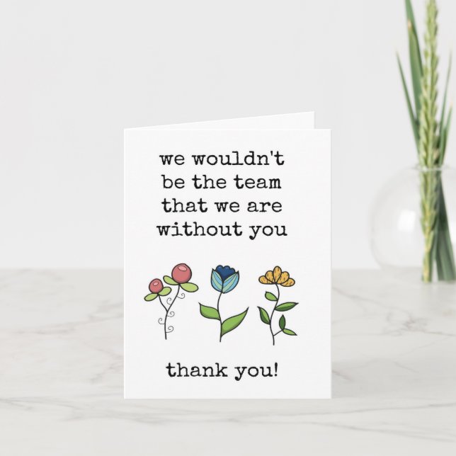 Tarjeta de Apreciación de Equipo, Trabajador (Anverso)