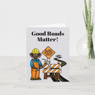 Tarjeta de Apreciación de Trabajador de Carretera