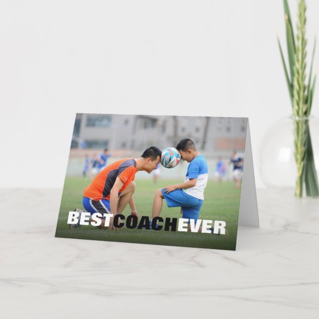 Tarjeta de Apreciación del Mejor Personalizado de  (Anverso)