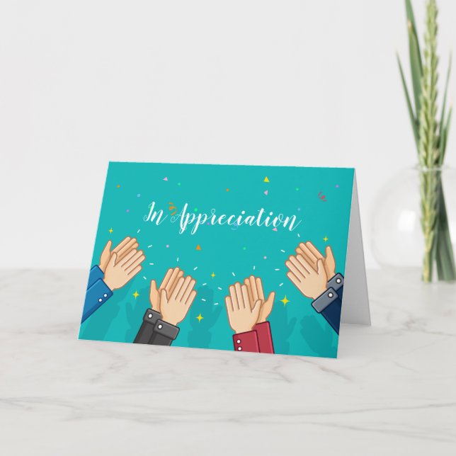 Tarjeta de Apreciación del Personal (Anverso)