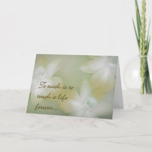 Tarjeta de Apreciación del Profesor