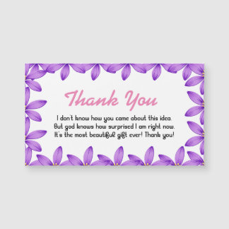 Tarjeta de Apreciación Floral Gracias Por Sorpresa