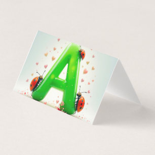 Tarjeta de aprendizaje para niños: Alfabeto de las