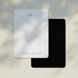 Tarjeta de apunte inicial y de nombre de sutilment