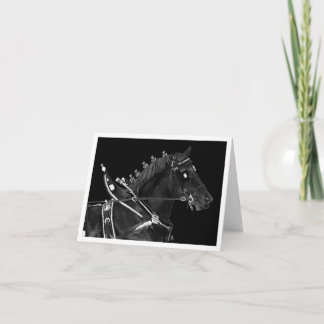 Tarjeta de apunte para caballos de Borrador - "Pod