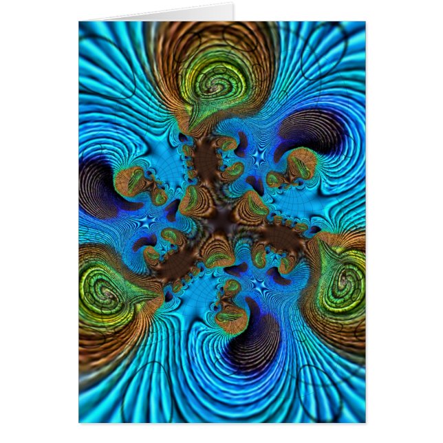 Tarjeta de AquaSwirls (Frente)