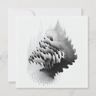 Tarjeta De Árbol De Ilusión Óptica Surrealista De 