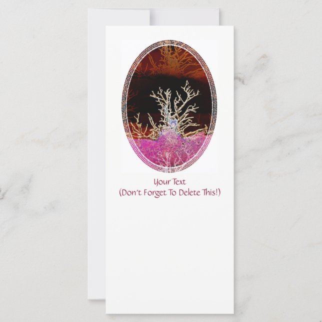 TARJETA DE ÁRBOL DE INVIERNO (Anverso)