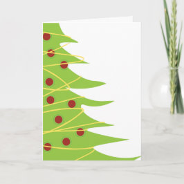 Tarjeta de árbol de Navidad