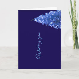 tarjeta de árbol de Navidad