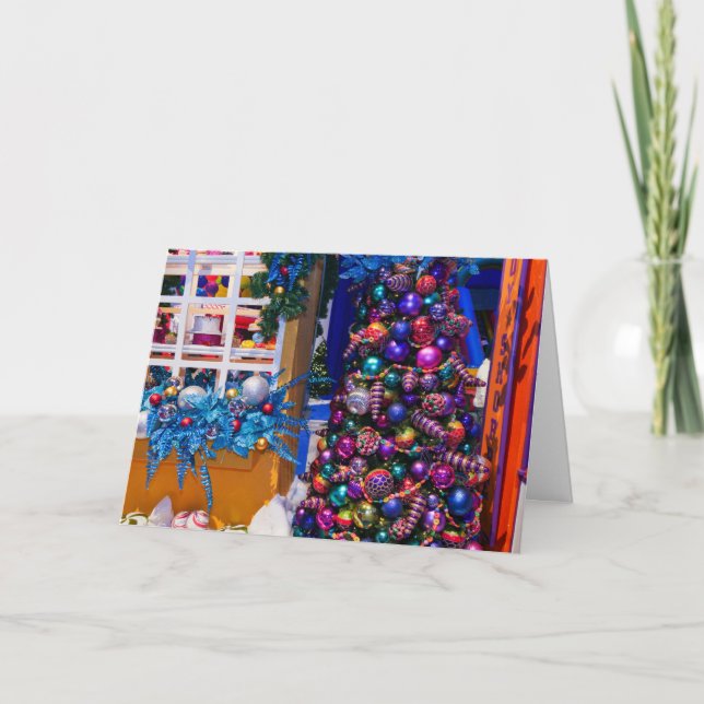 Tarjeta de árbol de Navidad (Anverso)