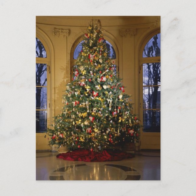 tarjeta de árbol de Navidad (Anverso)