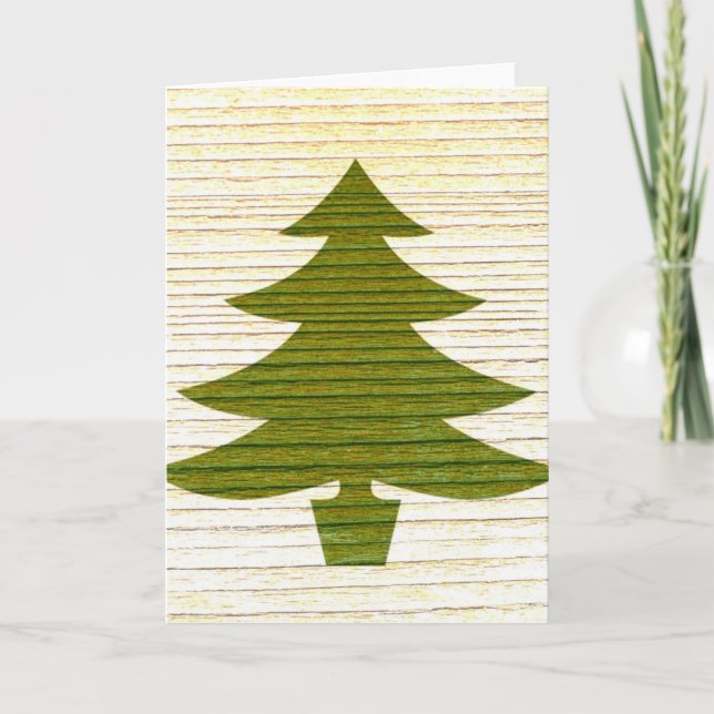 Tarjeta de árbol de Navidad (Anverso)