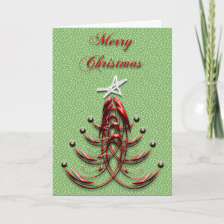 Tarjeta de árbol de Navidad