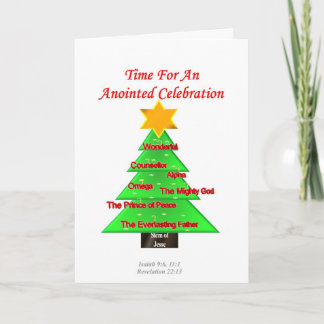 Tarjeta de árbol de Navidad