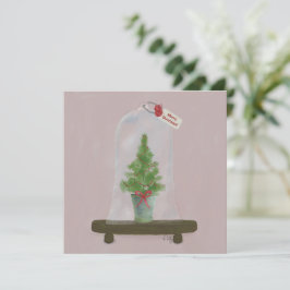 Tarjeta de árbol de Navidad