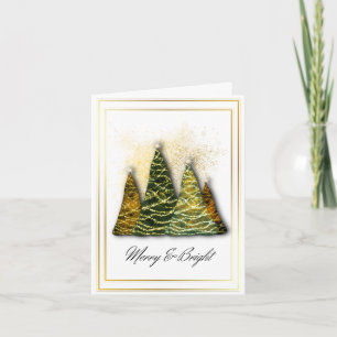 Tarjeta de árbol de Navidad elegante – Felicitacio