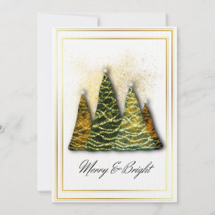 Tarjeta de árbol de Navidad elegante – Felicitacio