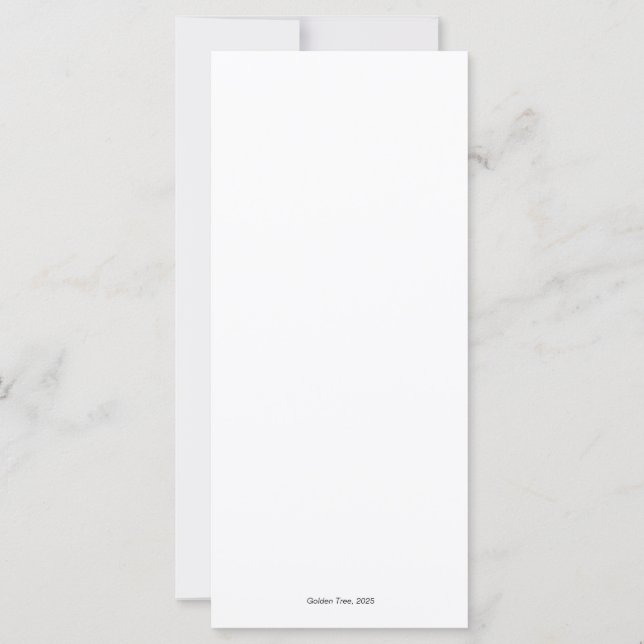 Tarjeta de Árbol de Oro Jubileo de Oro DigAI (Reverso)