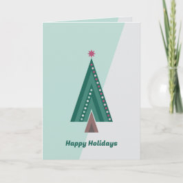 Tarjeta de árbol Evergreen Elegance