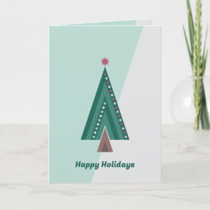 Tarjeta de árbol Evergreen Elegance