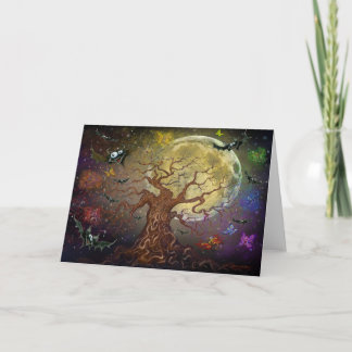 Tarjeta de árbol fantasmal