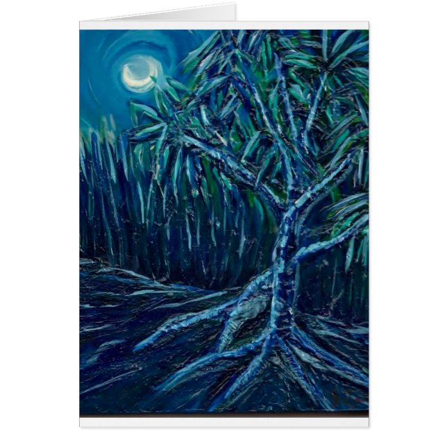 Tarjeta de árbol Lau Hala (Frente)