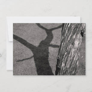 Tarjeta de árbol muerto