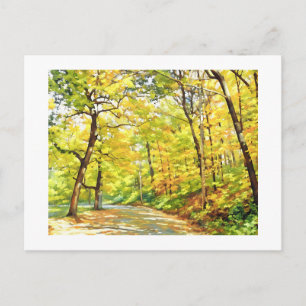 tarjeta de ÁRBOLES DE OTOÑO