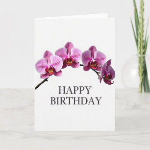 Tarjeta de arco floral alegre