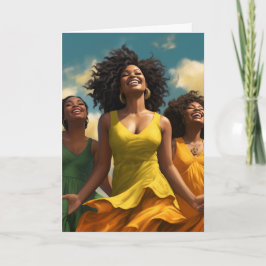 Tarjeta de armonía radiante