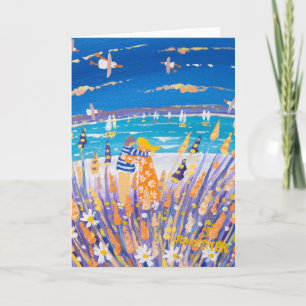 Tarjeta de arte: Amor en la playa