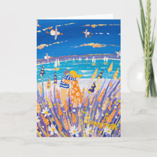 Tarjeta de arte: Amor en la playa