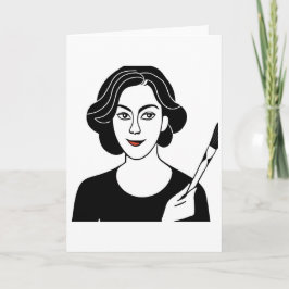 Tarjeta de arte artístico